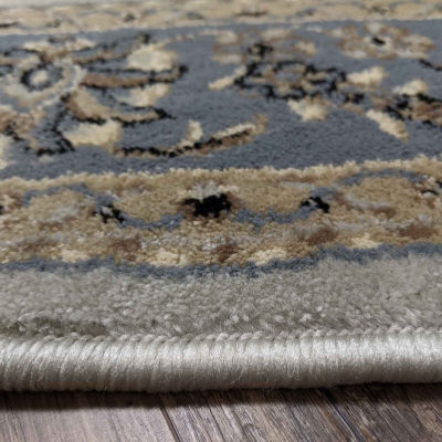 Alba Motiff Traditional Oriental Indoor Rectangular Runner
