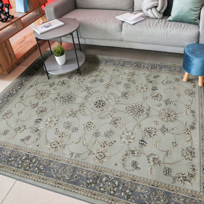 Alba Motiff Traditional Oriental Indoor Rectangular Accent Rug