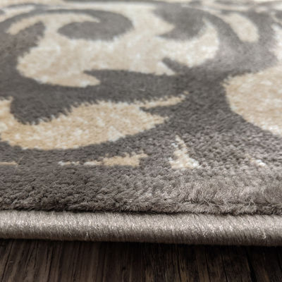 Pisa Scroll Modern Transitional Area Rug