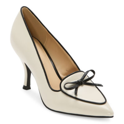 Liz Claiborne Womens Hatina Pointed Toe Stiletto Heel Pumps