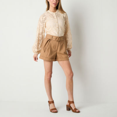 Ryegrass Womens Pleated Short