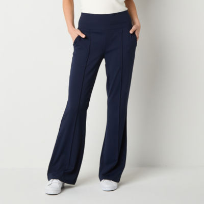 Stylus Womens Mid Rise Flare Palazzo Pant