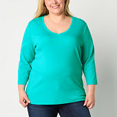 Jcpenney womens plus size tops hotsell