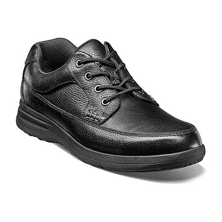 Nunn Bush Mens Cam Moc Toe Oxford Shoes, 10 Medium, Black