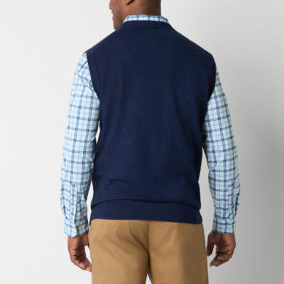 St. John's Bay Mens V Neck Sweater Vest Big and Tall