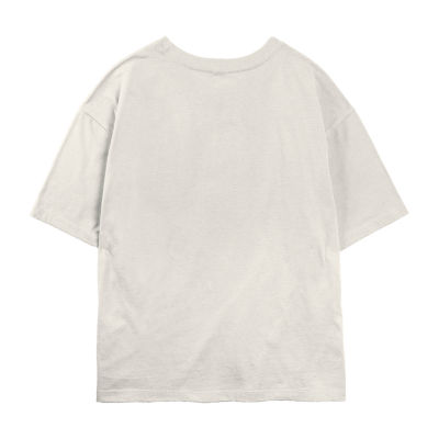 Mtv Tee Womens Juniors Crew Neck Short Sleeve Regular Fit Graphic T-Shirt