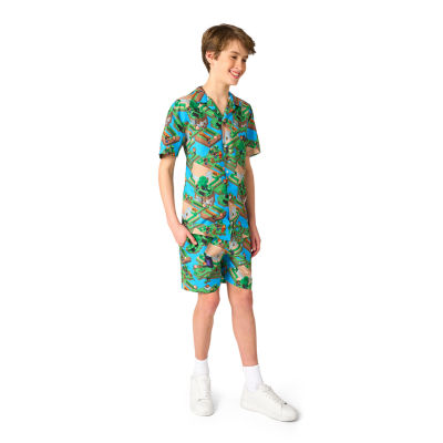 Opposuits Big Kid Boys Minecraft 2-pc. Short Set