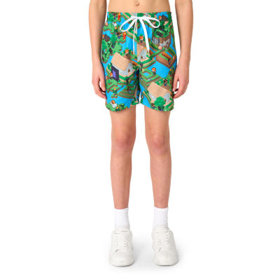 Opposuits Big Kid Boys Minecraft 2-pc. Short Set