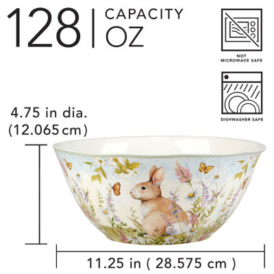 Certified International Easter Meadow Serving Bowl