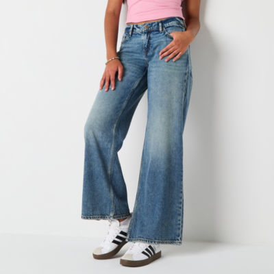 Arizona Juniors Womens Low Rise Baggy Fit Jean