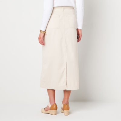 St. John's Bay Womens Mid Rise Maxi Skirt