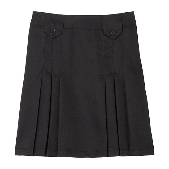 French Toast Front-Pleated Tab Skirt Little & Big Girls Pleated Skirt ...