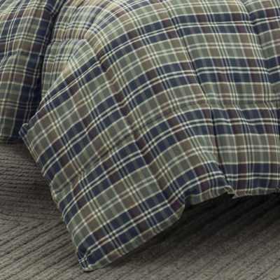 Eddie Bauer Rugged Plaid Midweight Comforter Set