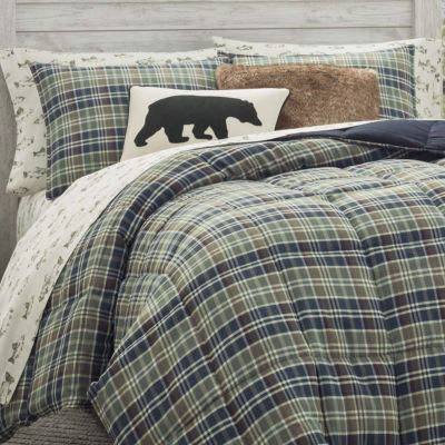 Eddie Bauer Rugged Plaid Midweight Comforter Set