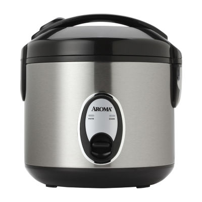 Aroma® 8-Cup Stainless Steel Rice Cooker