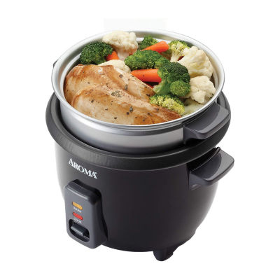 Aroma ARC-363-1NGB 6-Cup (Cooked) Pot Style Rice Cooker