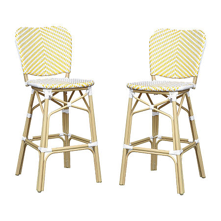 Redbonne 2-pc. Bar Stool, One Size, Yellow