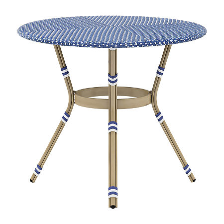 Tusto Contemporary Round Dining Tables, One Size, Blue