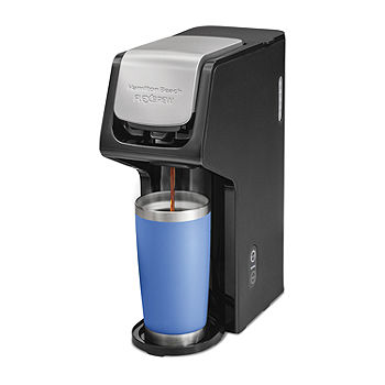 Hamilton Beach FlexBrew 6-Cup Black Single-Serve Coffee Maker Iced