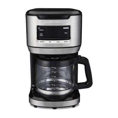 Hamilton Beach 14Cup Programmable Front Fill Coffee Maker 46390, Color