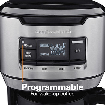 Hamilton Beach Programmable Front-Fill 12 Cup Coffee Maker with