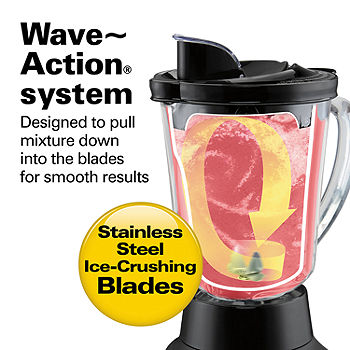 Hamilton Beach Wave Crusher Blender with 40oz Jar, 3-Cup Vegetable Chopper  Review 
