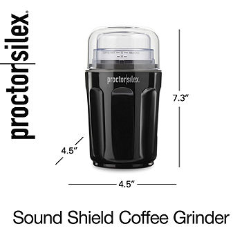 Proctor Silex 80402 Black Sound Shield Coffee Grinder 