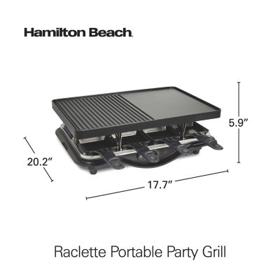Hamilton Beach Raclette Portable Party Grill