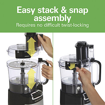 Hamilton Beach Stack & Snap 10-Cup Food Processor  - Best Buy