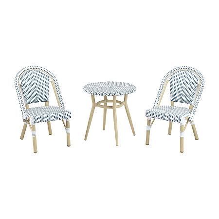 Mayora Mid Century 3-pc. Bistro Set, One Size, Blue