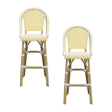 Dillin 2-pc. Bar Stool, One Size, Yellow