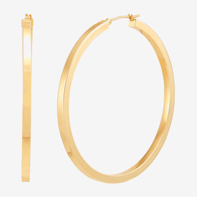 10K Gold 53mm Hoop Earrings