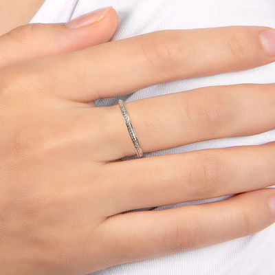 Womens 2MM Sterling Silver Band