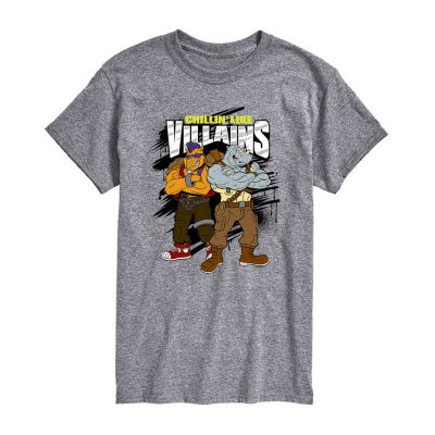 Mens Crew Neck Short Sleeve Classic Fit Teenage Mutant Ninja Turtles Graphic T-Shirt