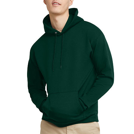 Hanes Unisex Adult Long Sleeve Hoodie, Small, Green