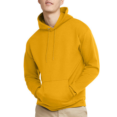 Hanes Unisex Adult Long Sleeve Hoodie, Small, Yellow