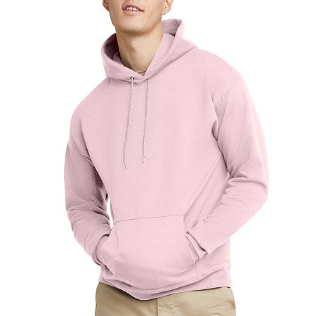 Hanes Unisex Adult Long Sleeve Hoodie, Small, Pink