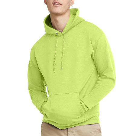 Hanes Unisex Adult Long Sleeve Hoodie, Large, Green