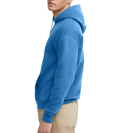 Hanes Unisex Adult Long Sleeve Hoodie, Medium, Blue