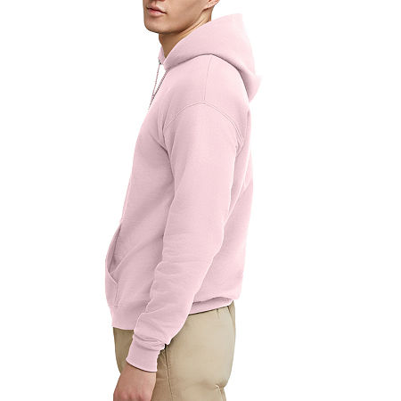 Hanes Unisex Adult Long Sleeve Hoodie, Small, Pink