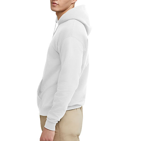 Hanes Unisex Adult Long Sleeve Hoodie, X-large, White