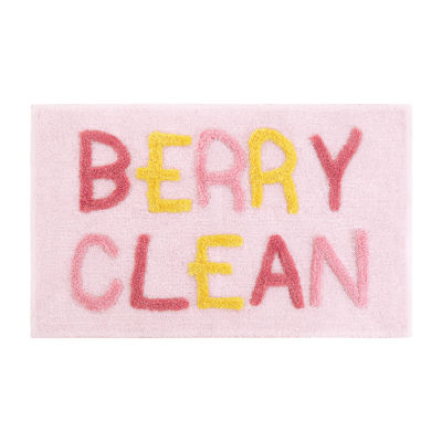 Under The Stars Berry Clean Bath Mat