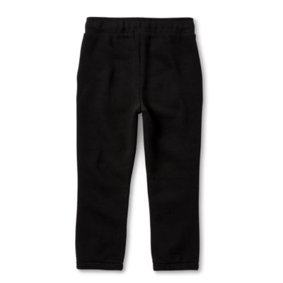 Okie Dokie Toddler & Little Boys Drawstring Waist Fleece Cuffed Fleece Jogger Pant