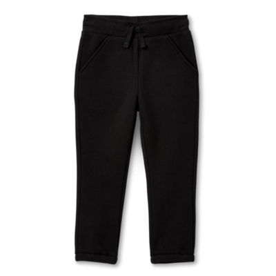 Okie Dokie Fleece Toddler & Little Boys Drawstring Waist Cuffed Regular Fit Fleece Jogger Pant