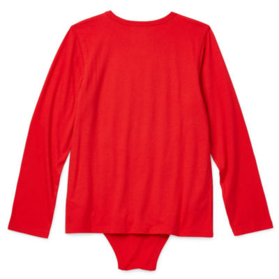 Thereabouts Little & Big Boys Crew Neck Long Sleeve Adaptive