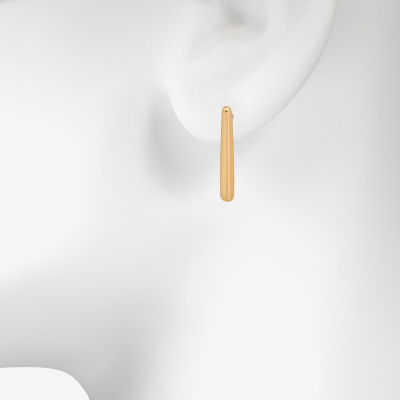 Bijoux Bar Delicates Gold Tone Hoop Earrings
