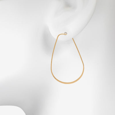 Bijoux Bar Delicates Gold Tone Hoop Earrings