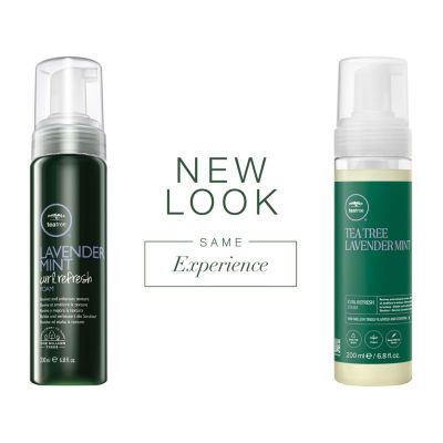 Paul Mitchell Tea Tree Lavender Mint Curl Refresh Foam Hair Mousse 6.8 oz.