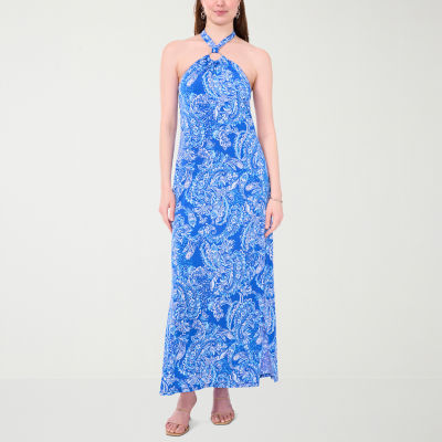 MSK Womens Sleeveless Paisley Maxi Dress MainPlace Mall