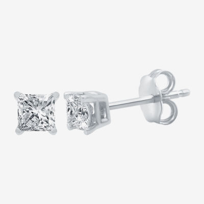 Classic Collection 1/2 CT. T.W. Mined White Diamond 10K Gold 3.9mm Stud Earrings